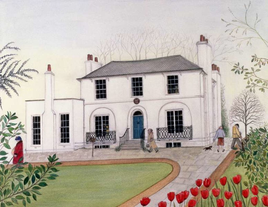 Detail of Keats' House, Hampstead by Gillian Lawson