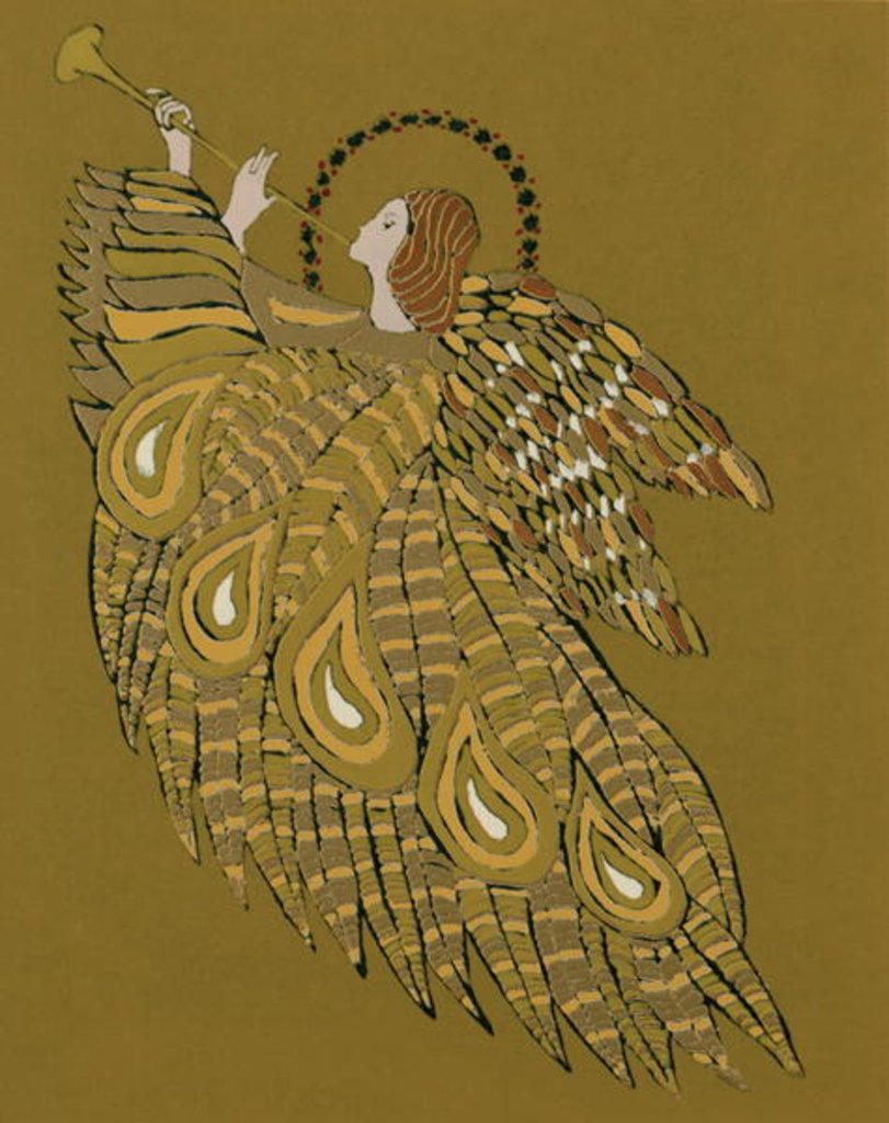 Detail of Musical Angel by Gillian Lawson