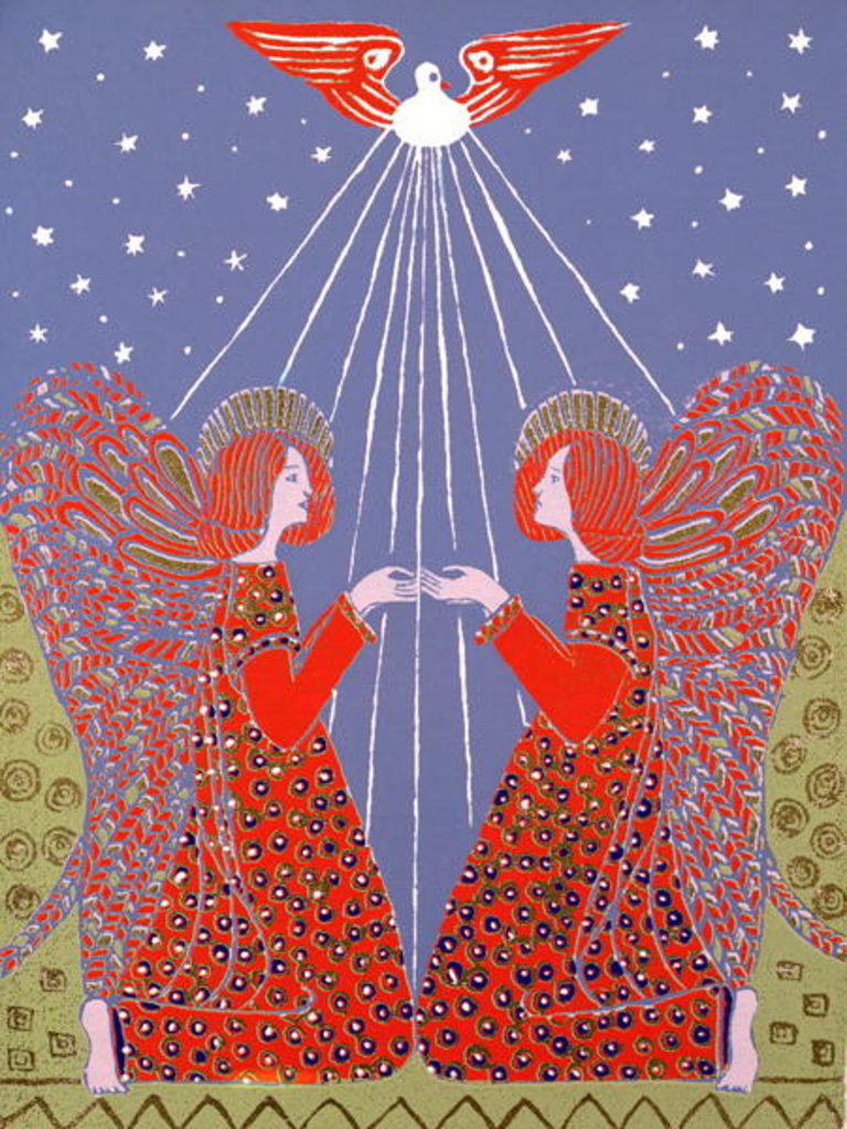 Detail of Christmas 77 by Gillian Lawson