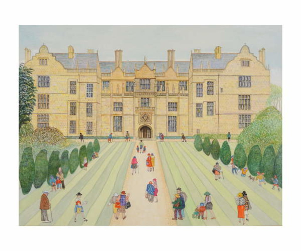 Detail of Montacute House by Gillian Lawson