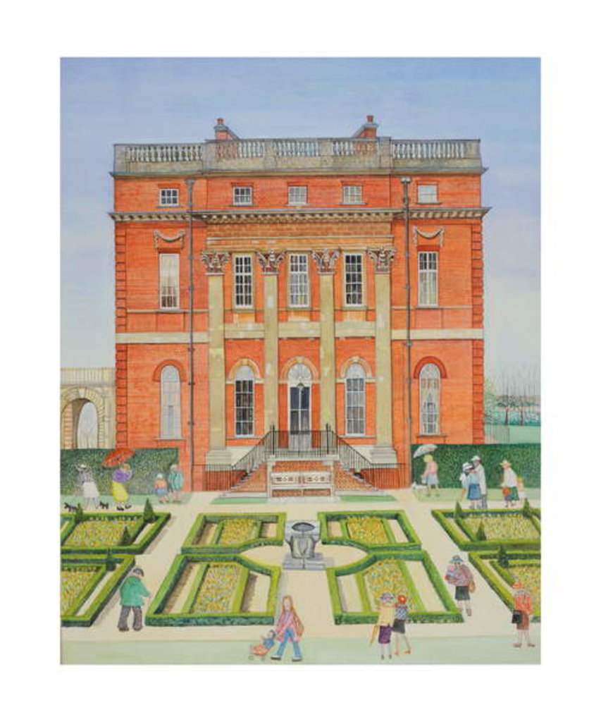 Detail of West Clandon, surrey by Gillian Lawson