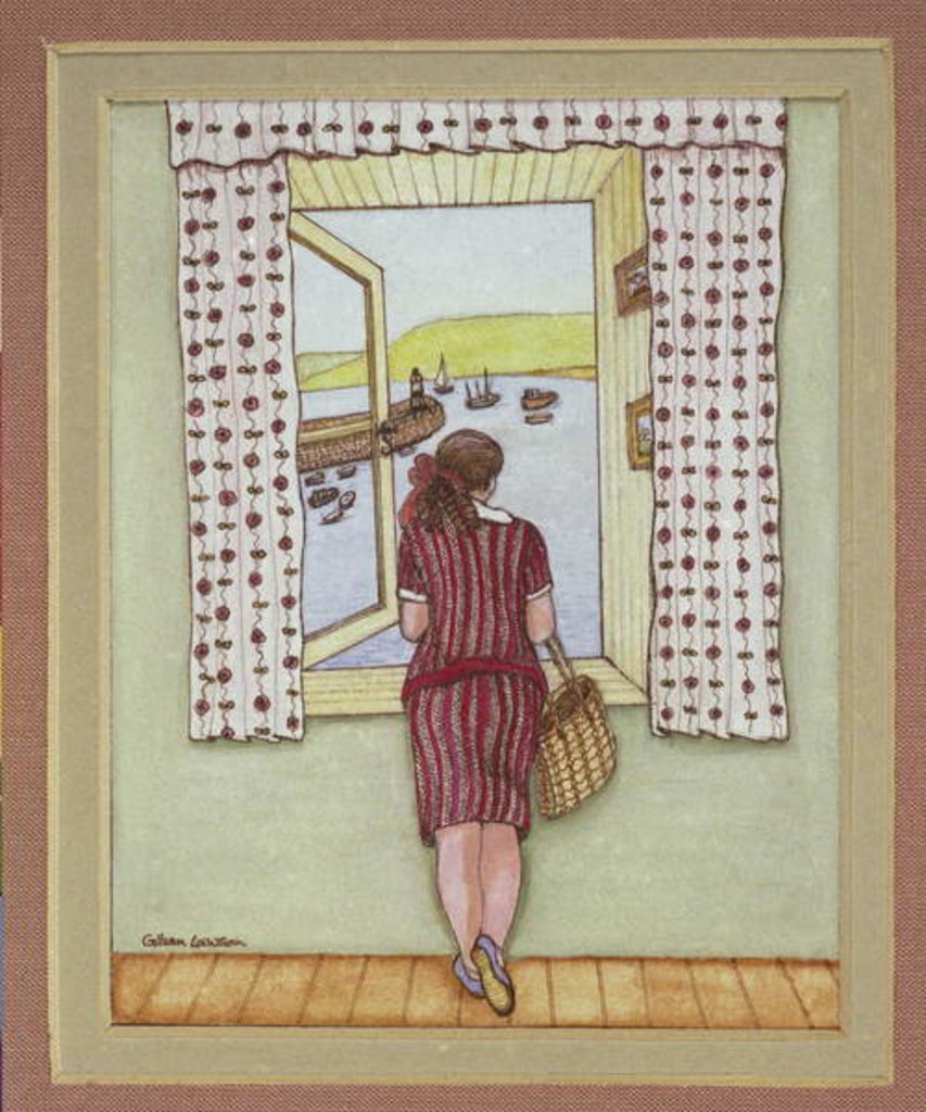 Detail of Harbour View, 1986 by Gillian Lawson