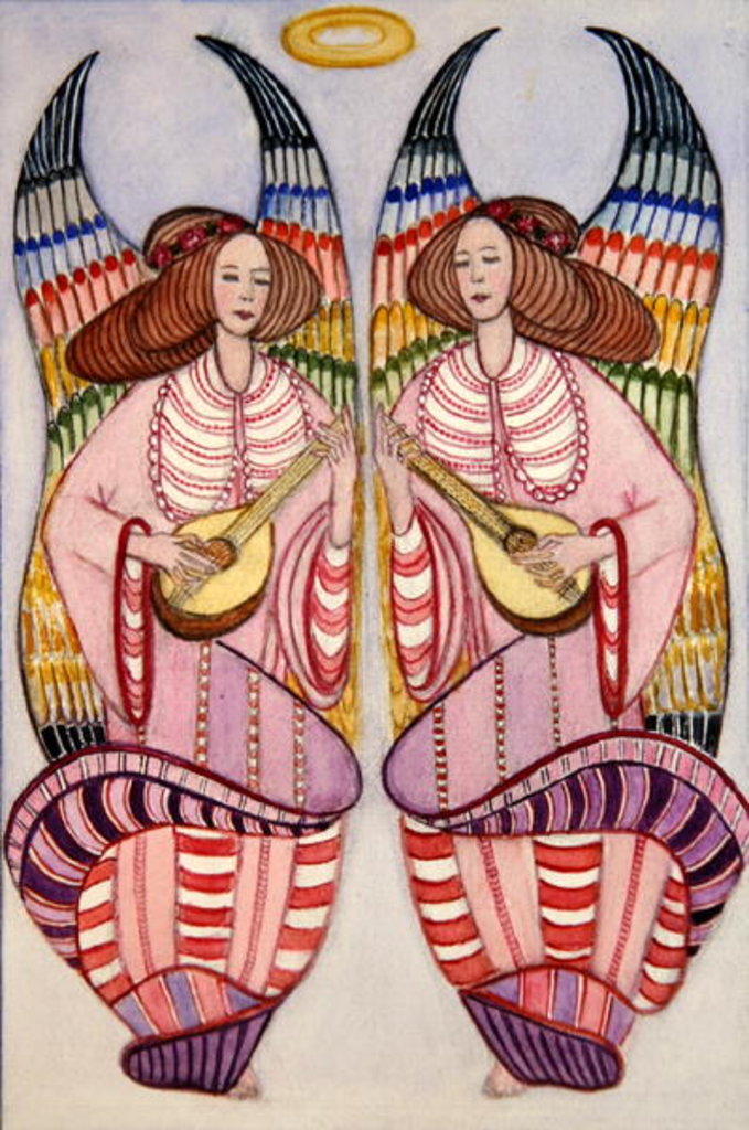 Detail of Angels by Gillian Lawson