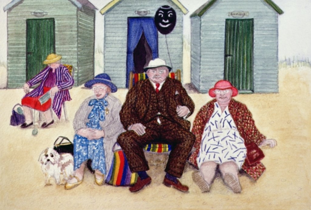 Detail of On the Beach by Gillian Lawson