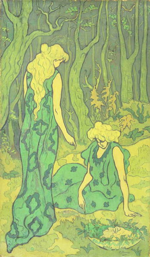 Detail of Women in the Wood, 1892 by Paul Ranson