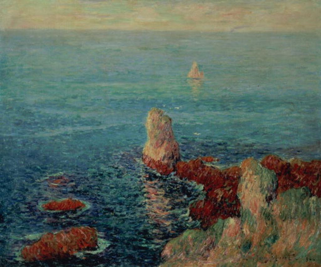 Detail of The Island of Groix, 1896 by Henry Moret