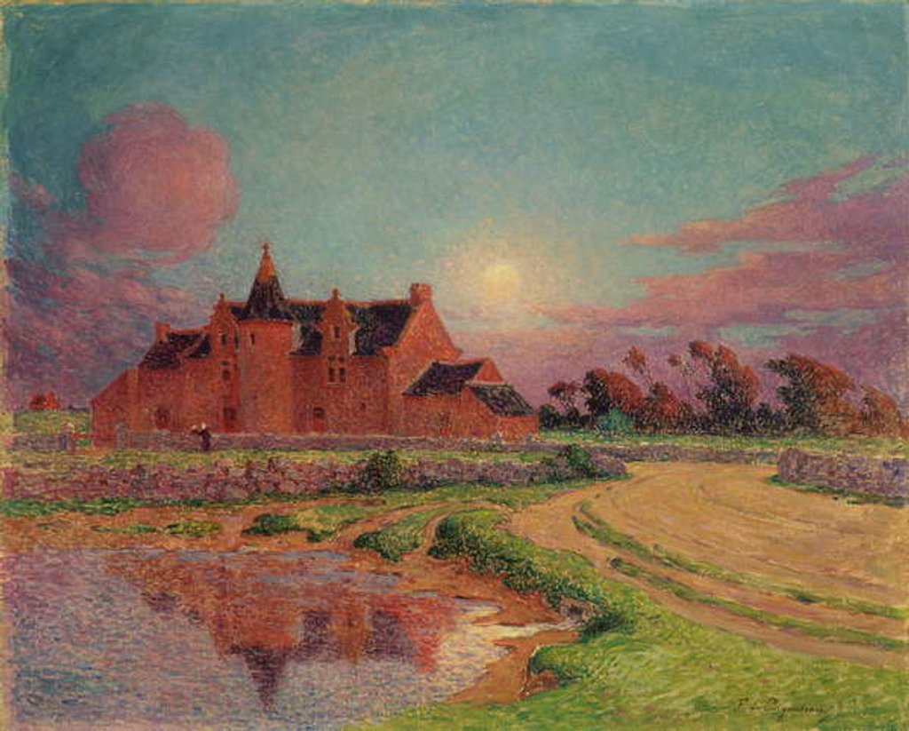 Detail of The Manor of Kervandu, c.1910 by Fernand Loyen du Puigaudeau