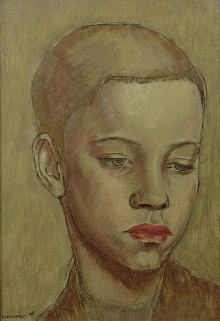 Detail of Head of a Boy, 1916 by Bernard Meninsky