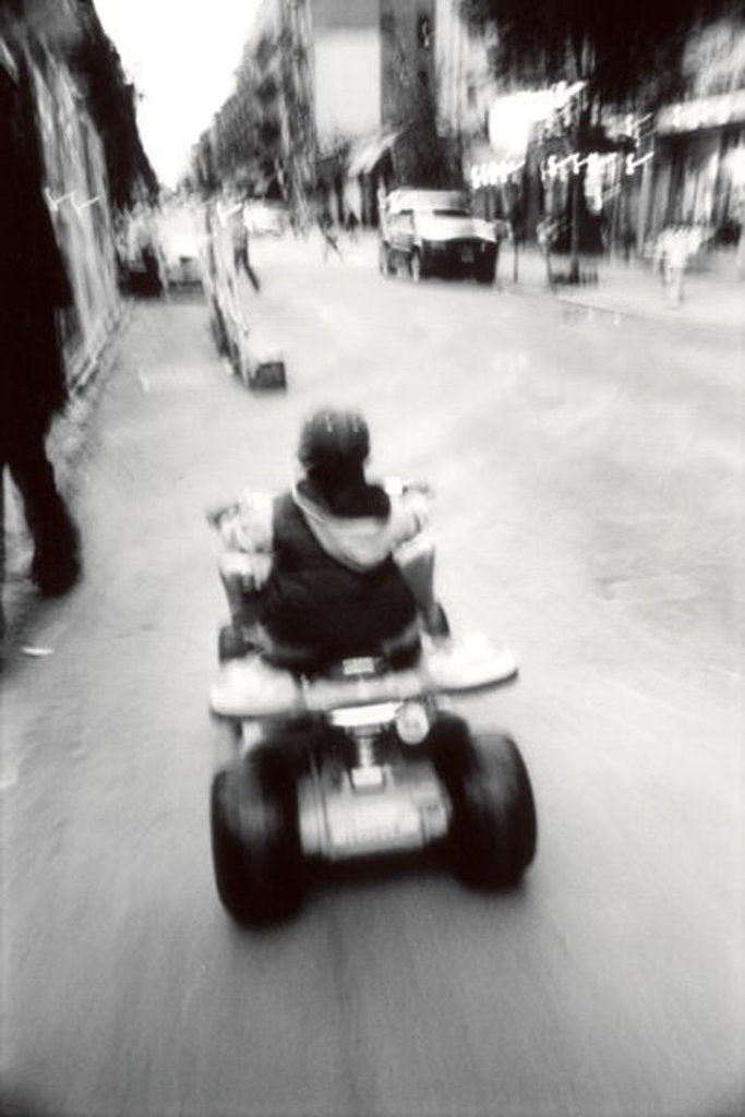 Detail of Scooter Kid, NY, 2006 by James Galloway