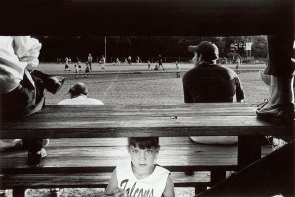 Detail of Bleacher Kid, S. Georgia, 2006 by James Galloway
