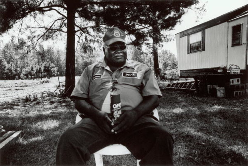 Detail of Larry at home, S. Georgia, 2006 by James Galloway