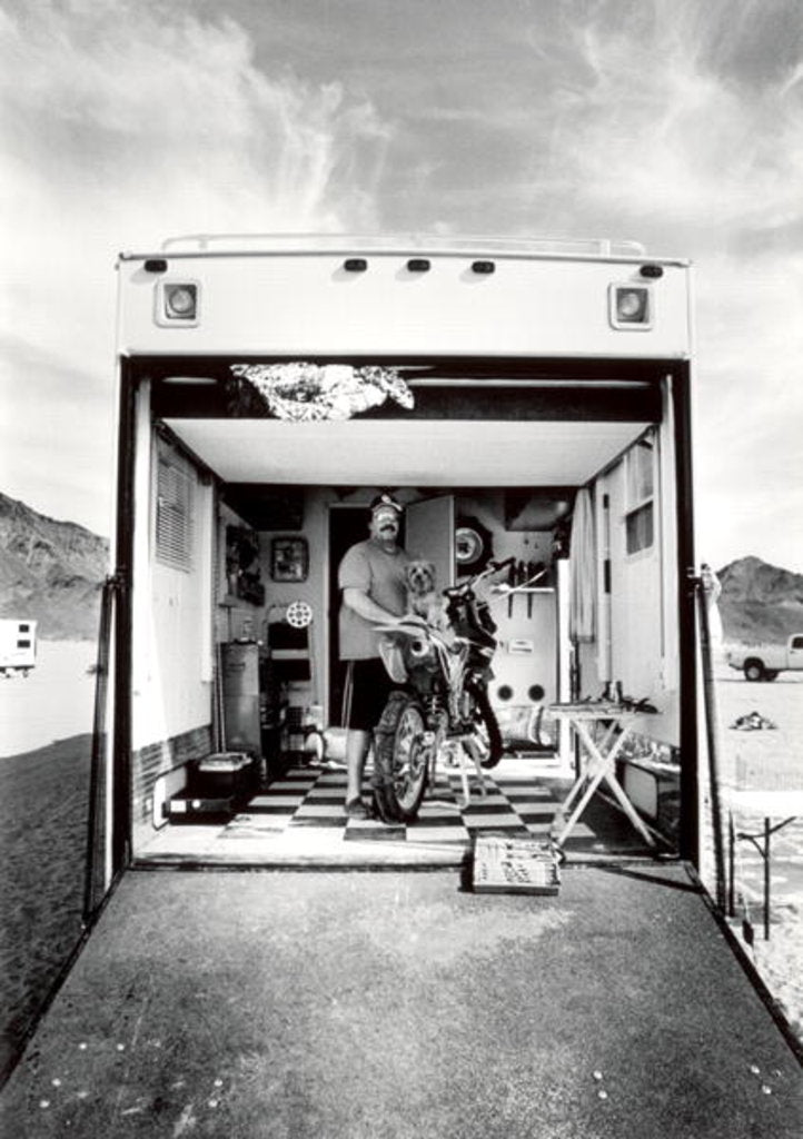 Detail of Dude and His Dog, Nevada, 2006 by James Galloway