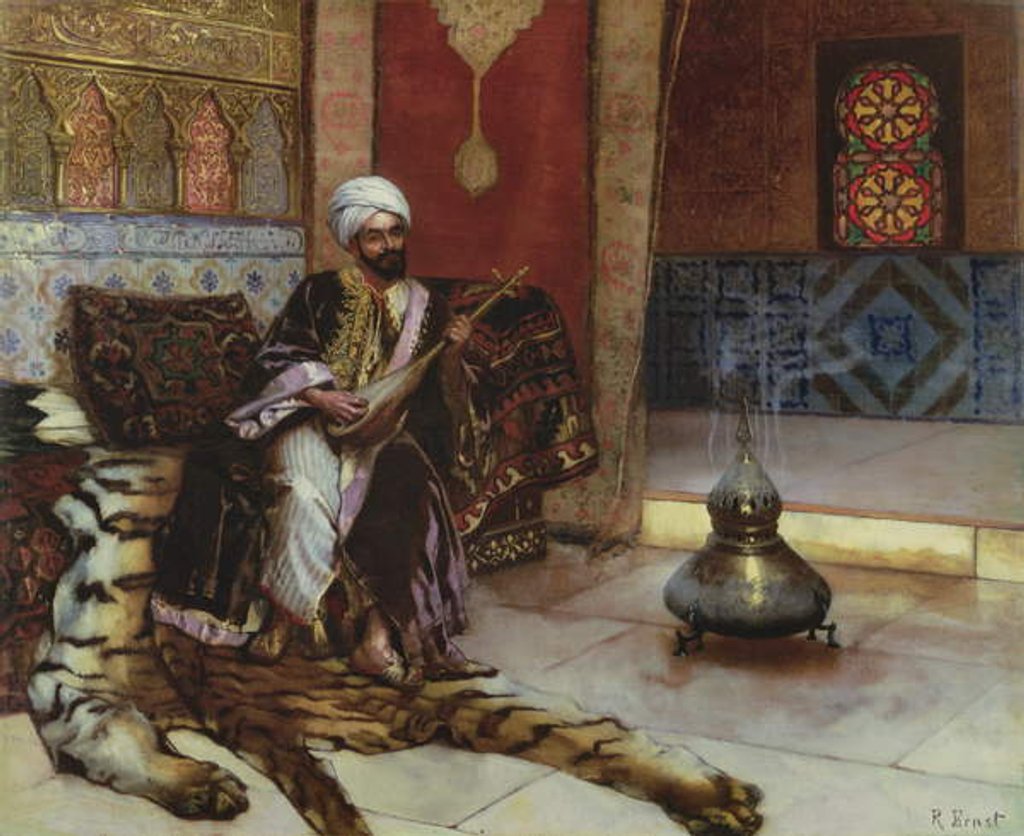 Detail of The Musical Guard by Rudolphe Ernst