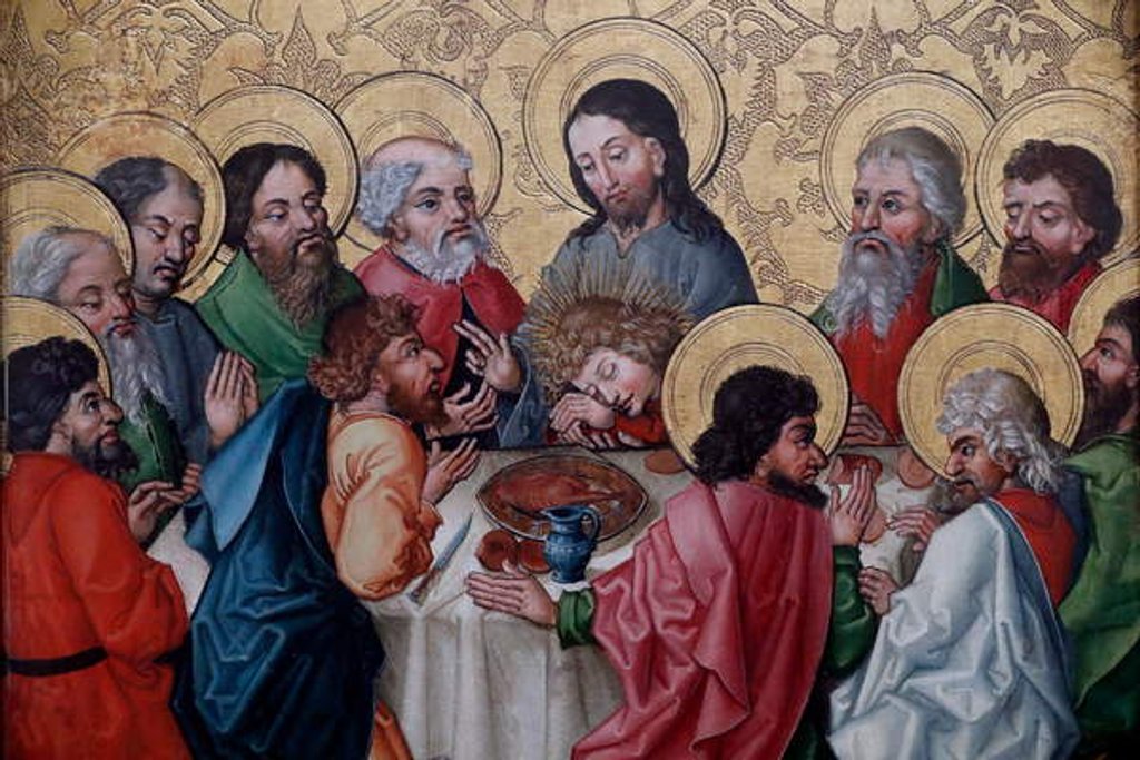 Detail of The Last supper, detail by Anonymous
