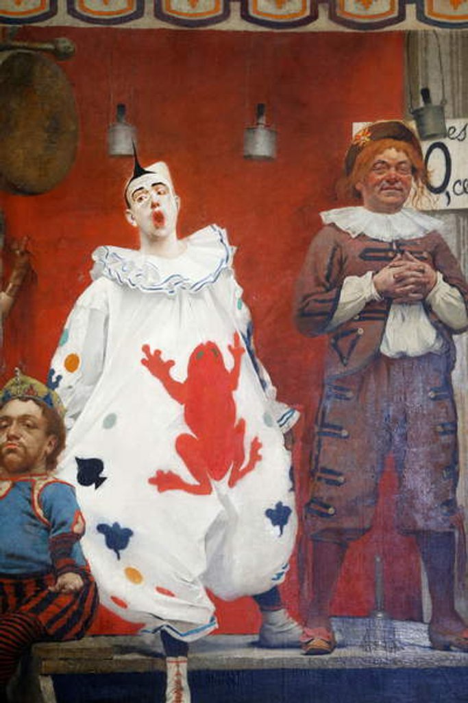 Detail of The acrobats, detail, 1888 by Fernand Pelez