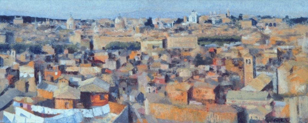 Detail of Rome, View from the Spanish Academy on the Gianicolo, 1968 by Izabella Godlewska de Aranda