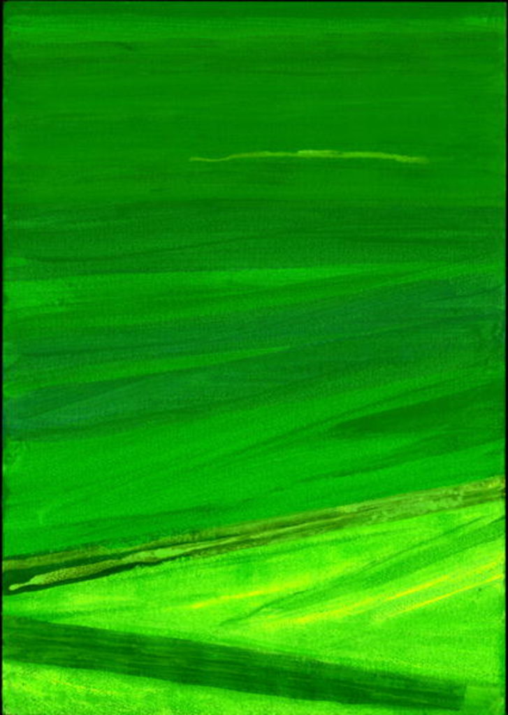 Detail of Kensington Gardens Series: My World of Green 4 by Izabella Godlewska de Aranda