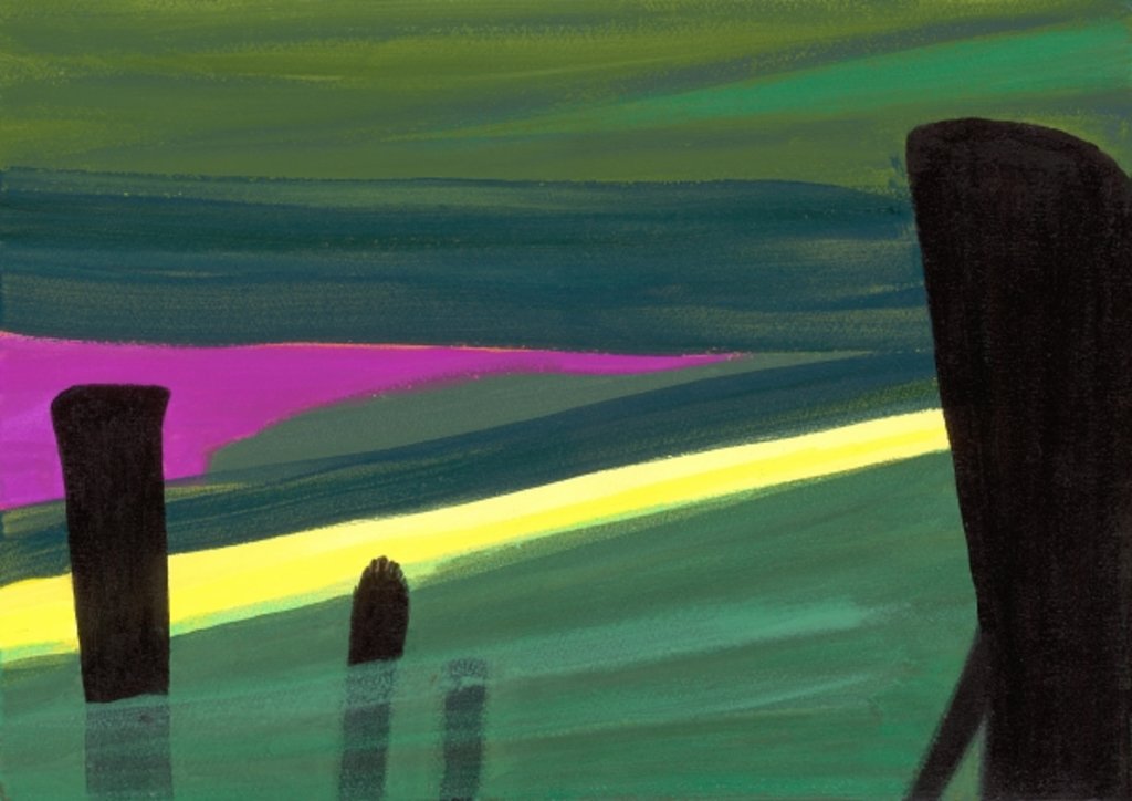 Detail of Kensington Gardens Series: Light in the Park by Izabella Godlewska de Aranda