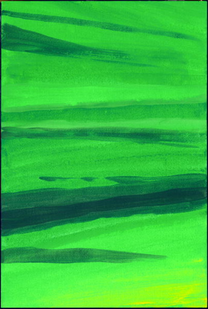 Detail of Kensington Gardens Series: My World of Green 2 by Izabella Godlewska de Aranda