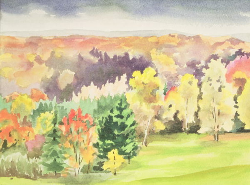 Detail of No.64 Autumn, Beaufays, Liege, Belgium by Izabella Godlewska de Aranda