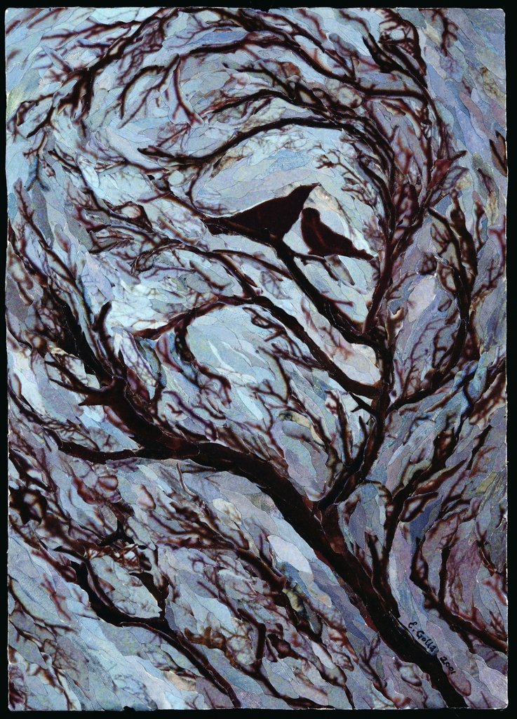 Detail of Stormy Day, Greenwich Park, 2001 by Ellen Golla