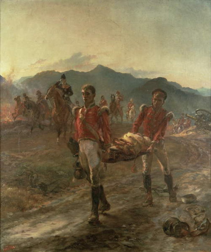 Detail of On the Morrow of Talavera, 1923 by Lady Butler