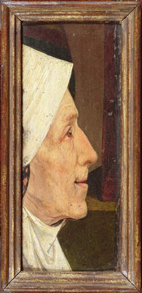 Detail of Head of an Old Woman by Hieronymus Bosch