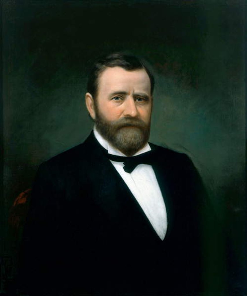 Detail of Portrait of Ulysses S. Grant, c.1875-99 by American School