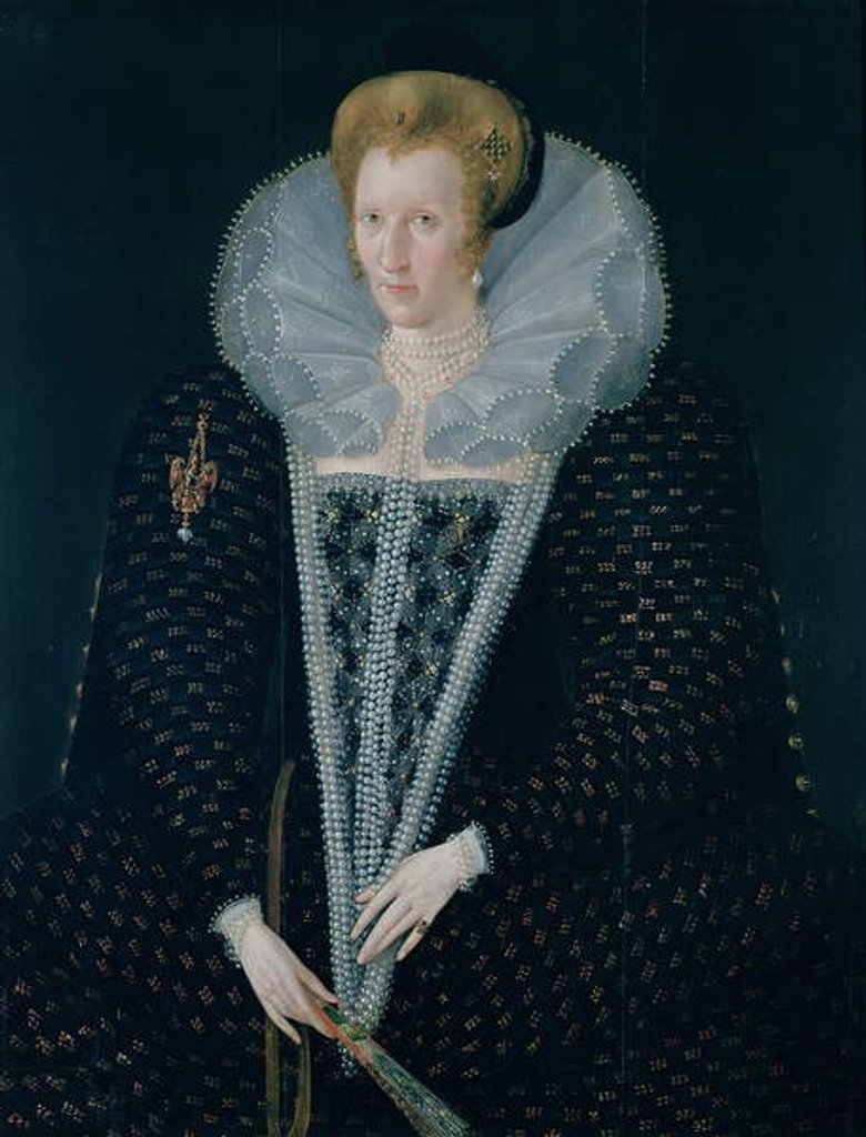 Detail of Queen Elizabeth I by Nicholas Hilliard