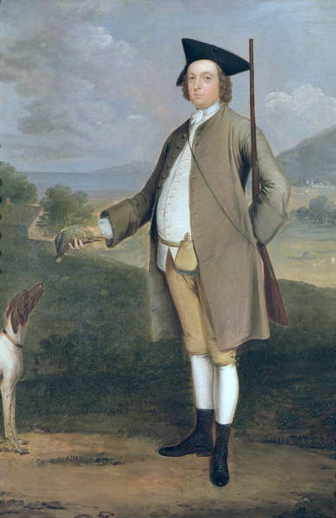 Detail of John Ward of Squerries by Arthur Devis
