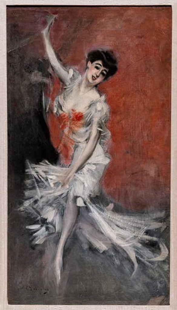 Detail of Portrait of a Female Dancer, 1900 by Giovanni Boldini