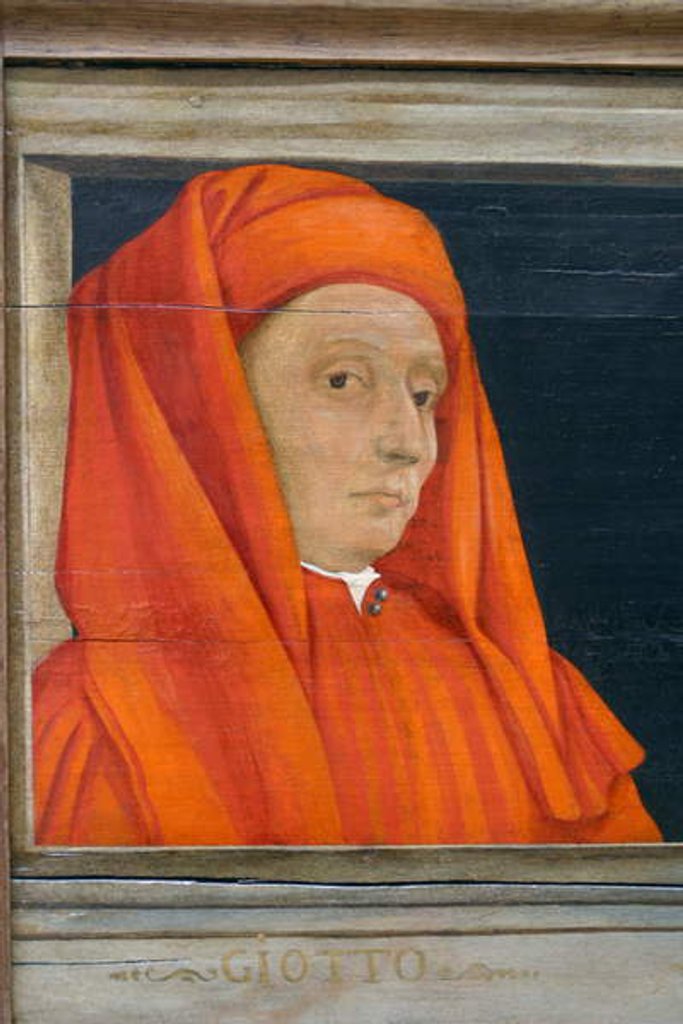 Detail of Cassone with 5 portraits of the Masters of the Florentine Renaissance by Anonymous