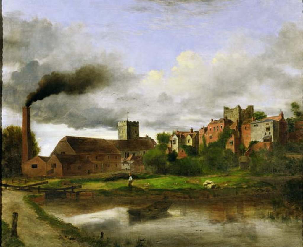 Detail of St. Mary's, Guildford by English School