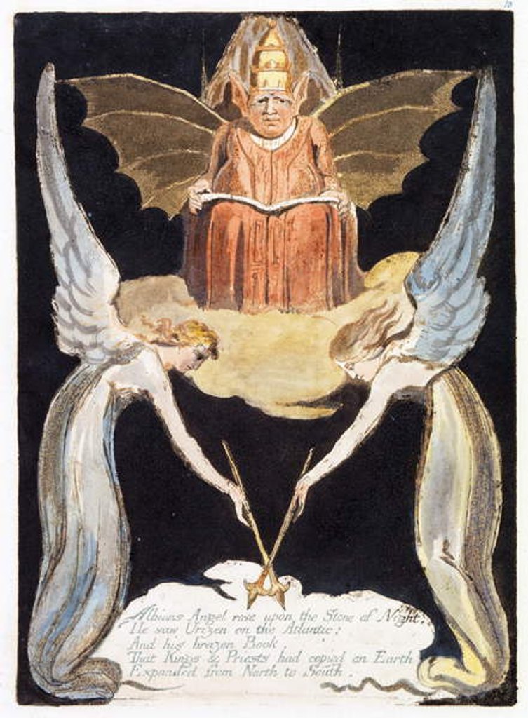 Detail of Illustration from 'Europe: a Prophecy', Lambeth, 1794 by William Blake