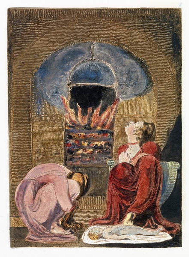 Detail of Illustration from 'Europe: a Prophecy', Lambeth, 1794 by William Blake