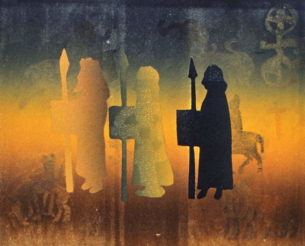 Detail of Holy Ground, 2000 by Gloria Wallington