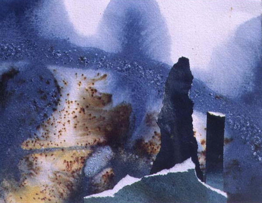 Detail of Standing Stones by Gloria Wallington