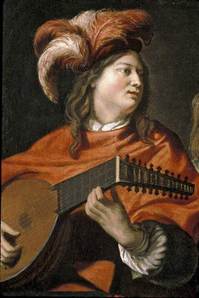 Detail of Picardie 087 - Laon - Musee - Le Concert by Mathieu Le Nain by Anonymous