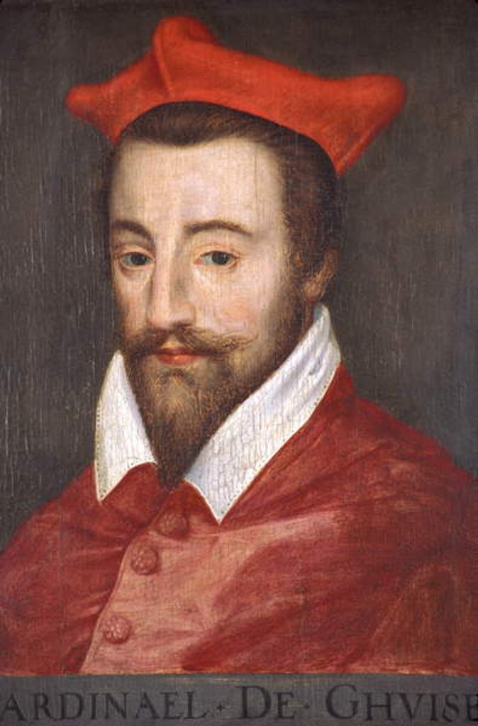 Detail of Portrait of the Cardinal of Guise by Anonymous