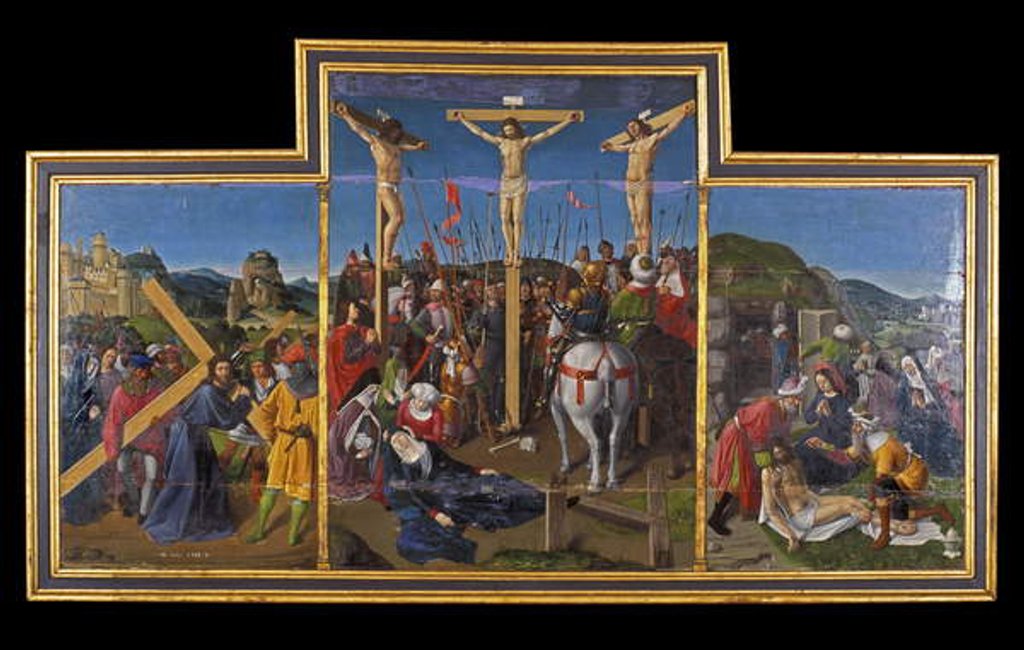 Detail of The altarpiece of the crucifixion by Anonymous