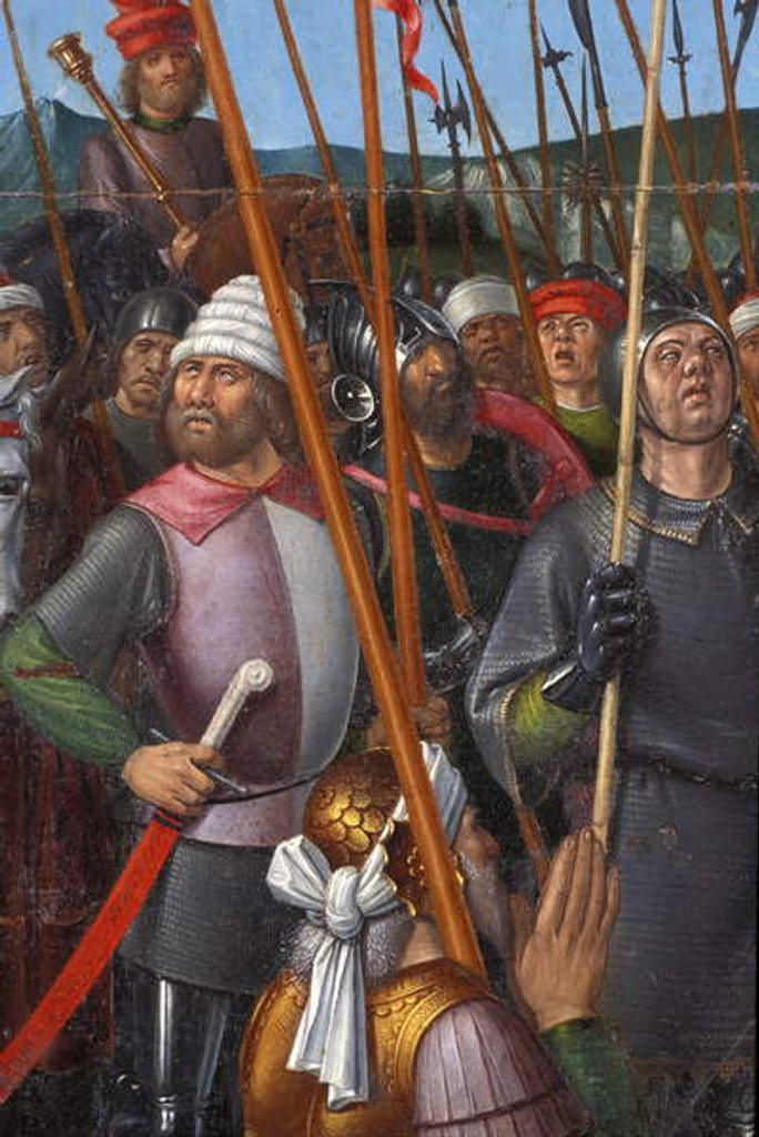 Detail of Detail of the altarpiece of the crucifixion by Anonymous