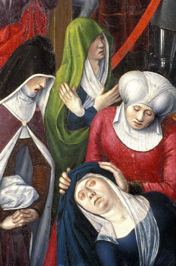 Detail of Detail of the altarpiece of the crucifixion by Anonymous