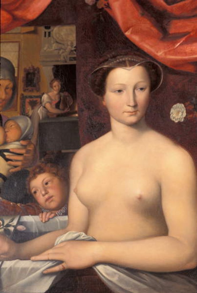 Detail of Indre & Loire N* 328 - Chateau d'Azay-le-Rideau - salle 4 