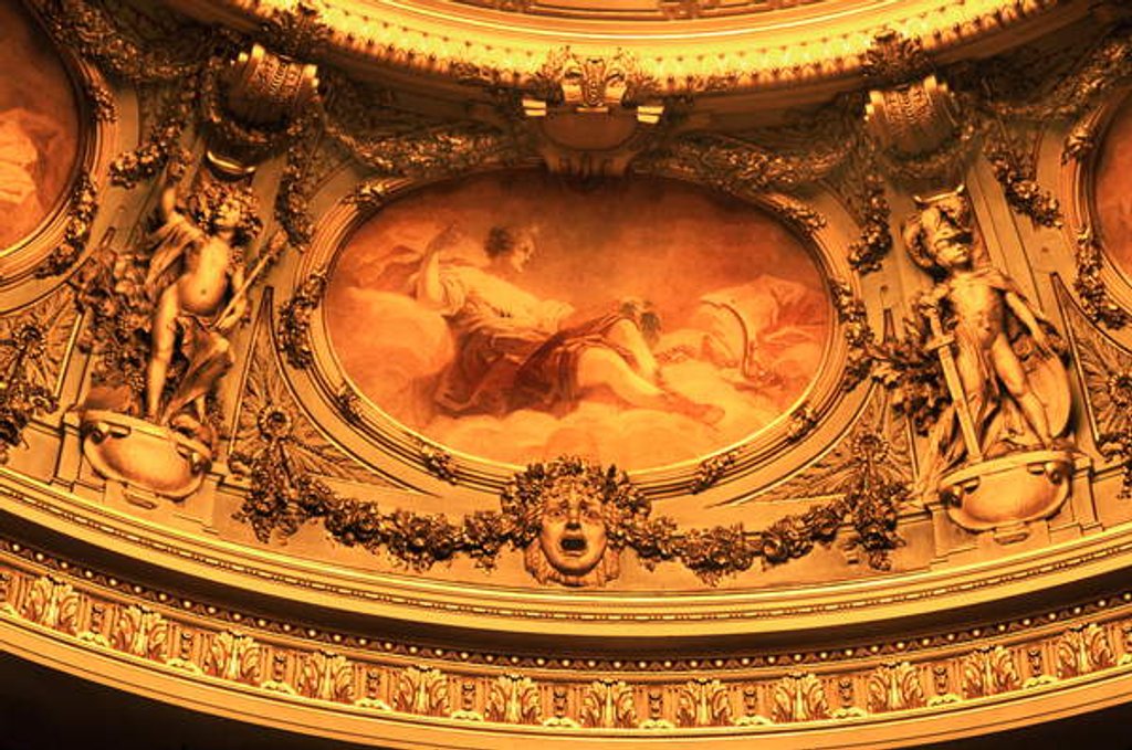 Detail of France - Departement du Nord - Lille - Detail of the ceiling of the Opera by Anonymous