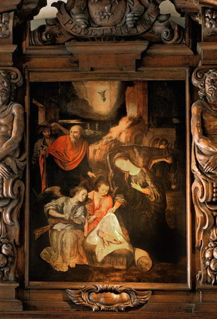 Detail of France - Departement du Nord - Lille - Musee Hospice Comtesse - nativite by Anonymous