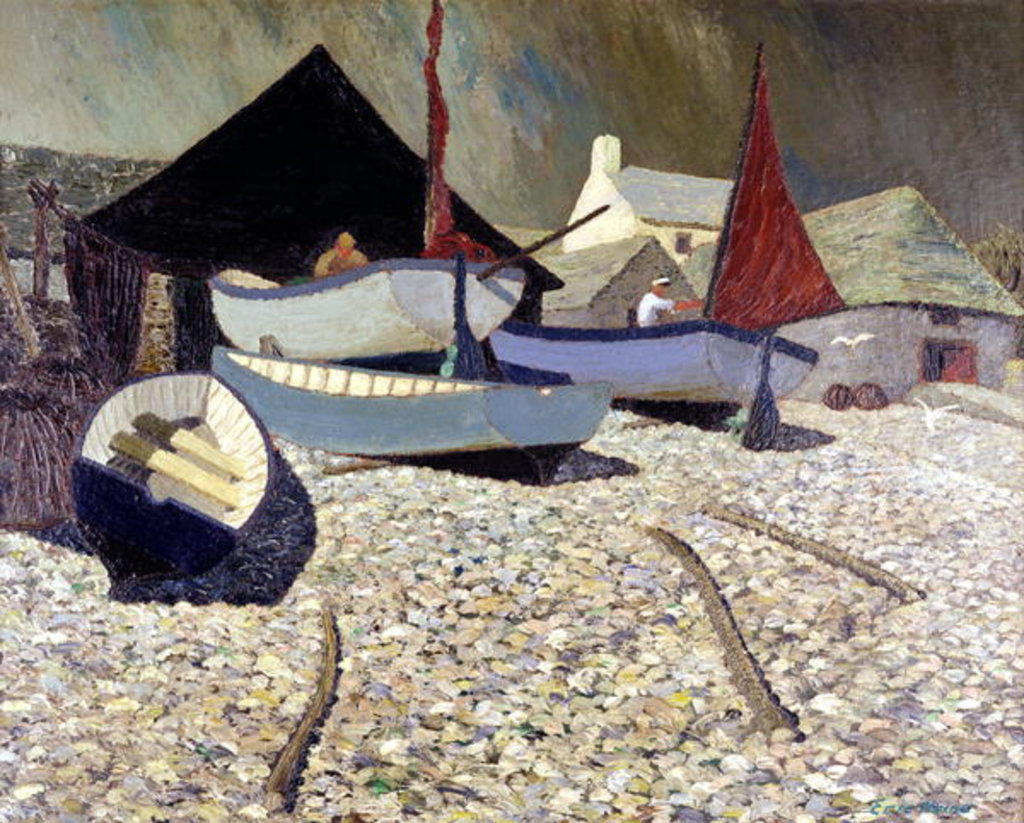 Detail of Cadgwith, the Lizard by Eric Hains