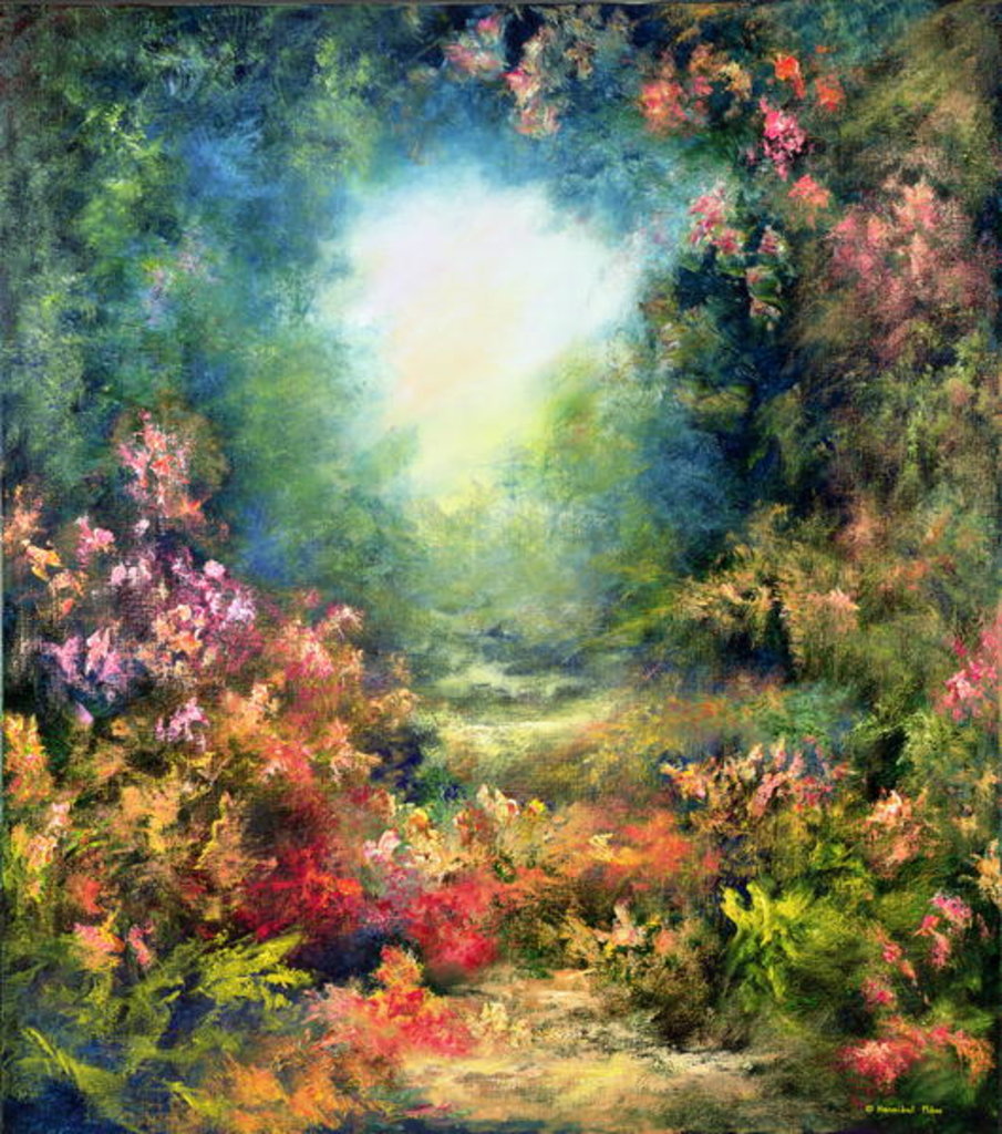 Detail of Rococo Delight, 1995 by Hannibal Mane