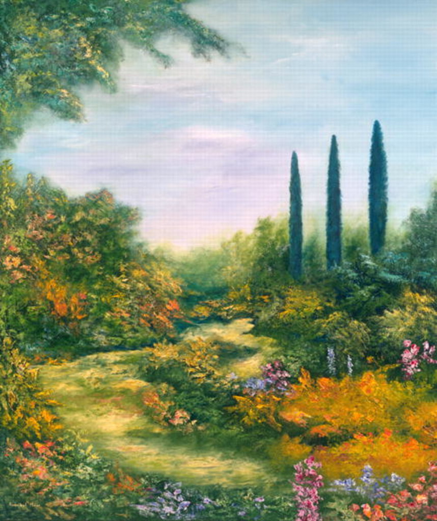 Detail of Tuscany Atmosphere, 1996 by Hannibal Mane