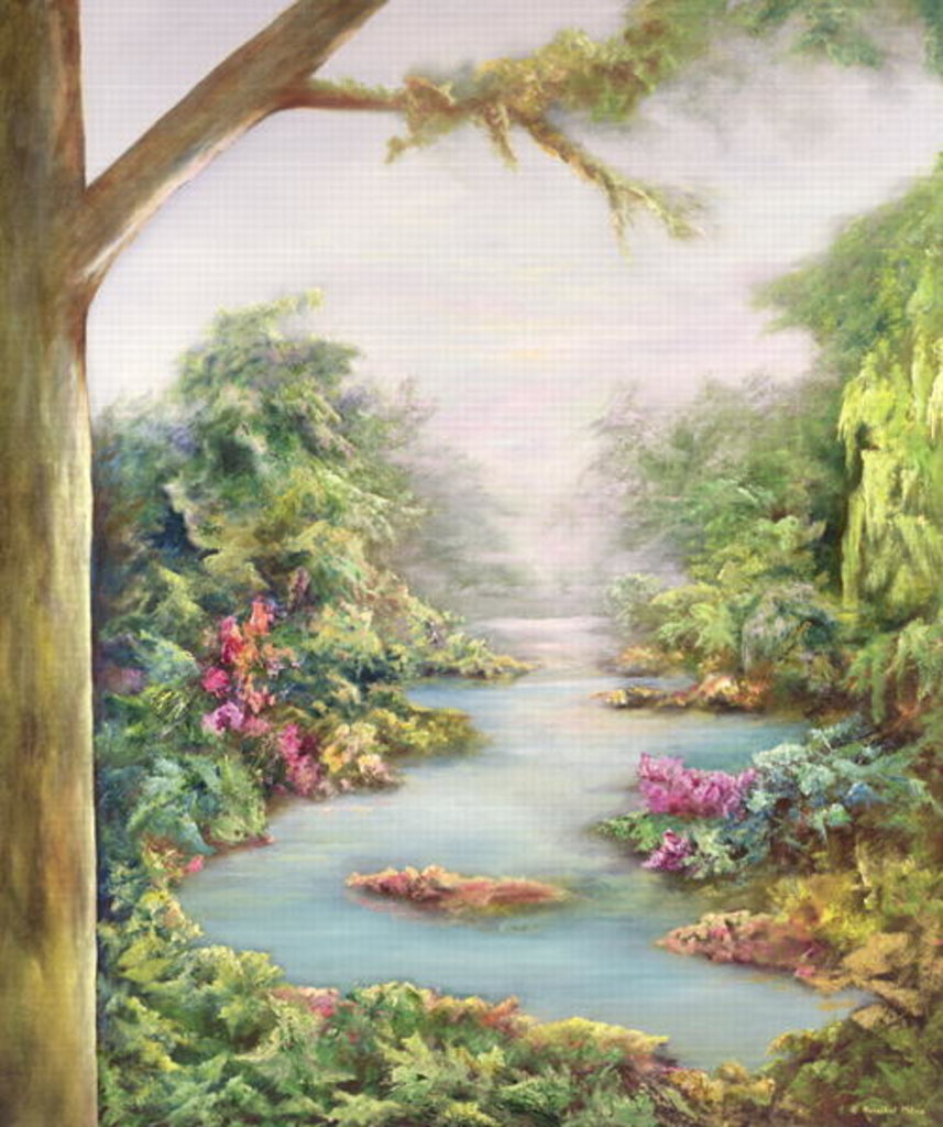 Detail of Summer Vista, 1998 by Hannibal Mane
