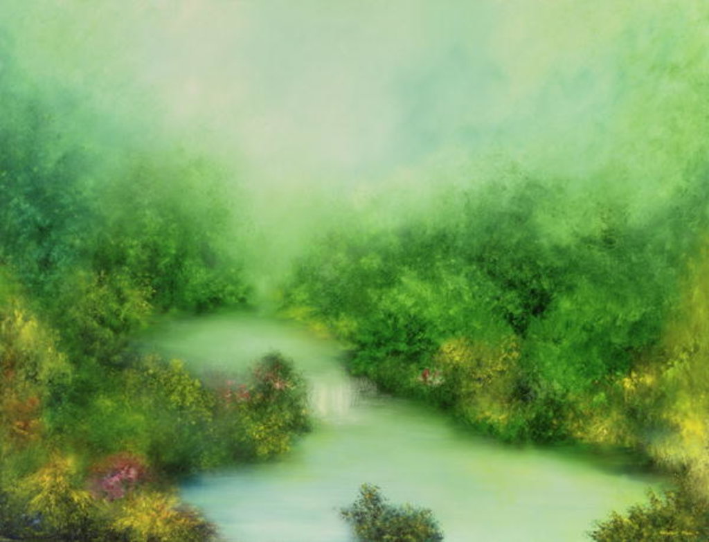 Detail of Nature Symphony, 1991 by Hannibal Mane